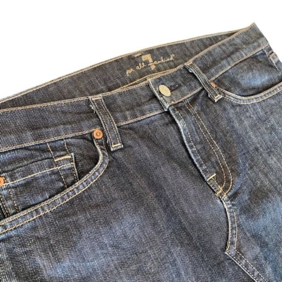 7 for All Mankind Roxy Denim Skirt - Size 30 - Picture 2 of 6